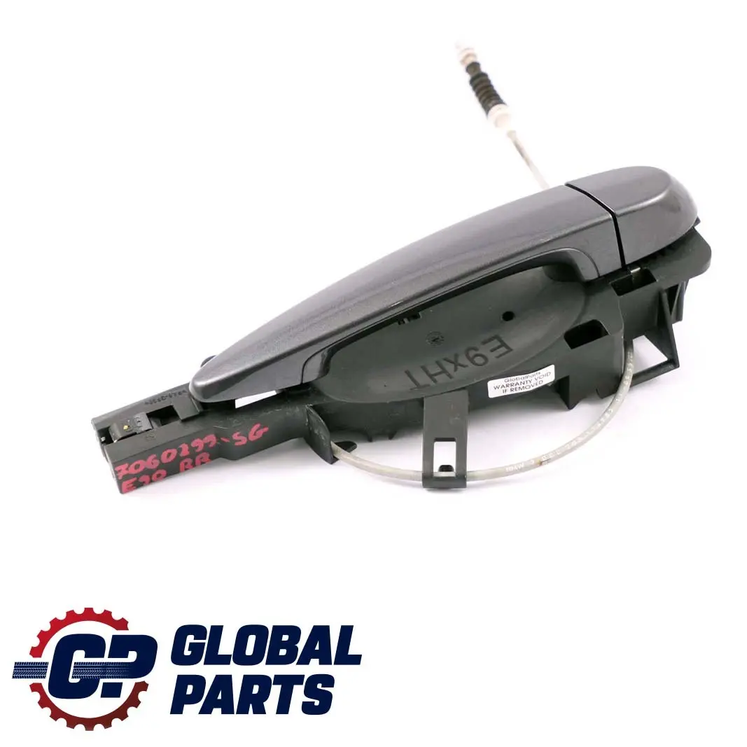 BMW 3 er E90 E91 LCI Kompletter Haltegriff Hinten Links Sparkling Graphite - SKU 7060299-SG - Teilenummer 7060299