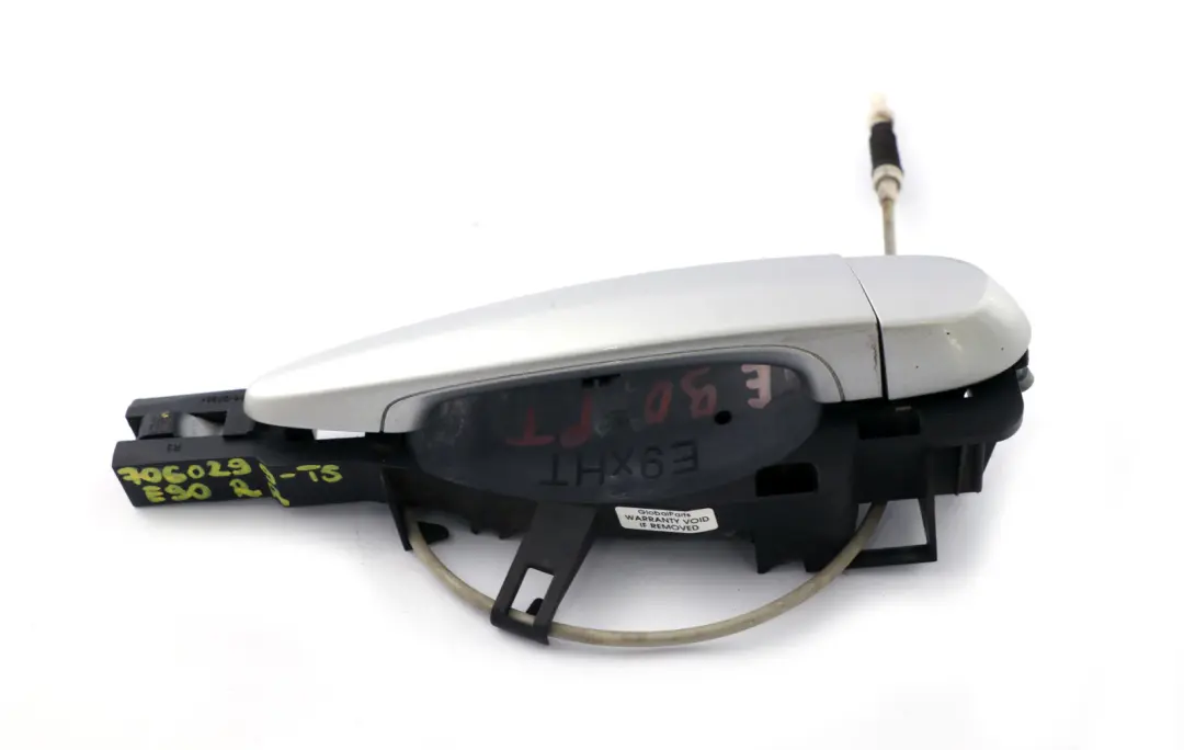 Completo Asidero Trasero Derecho Titansilber Plata para BMW E90 E91 LCI con número de pieza 7060299 BMW E90 E91 LCI Completo Asidero Trasero Derecho Titansilber Plata - SKU 7060299-TS - Número de pieza 7060299