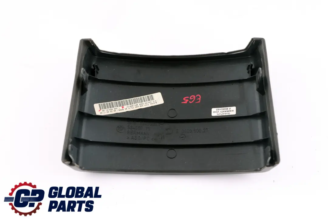 BMW 7 Series E65 E66 Covering Rear Trim Centre Console Cover Basalt Grey 7045598 - SKU 7060402 - Part number 7060402