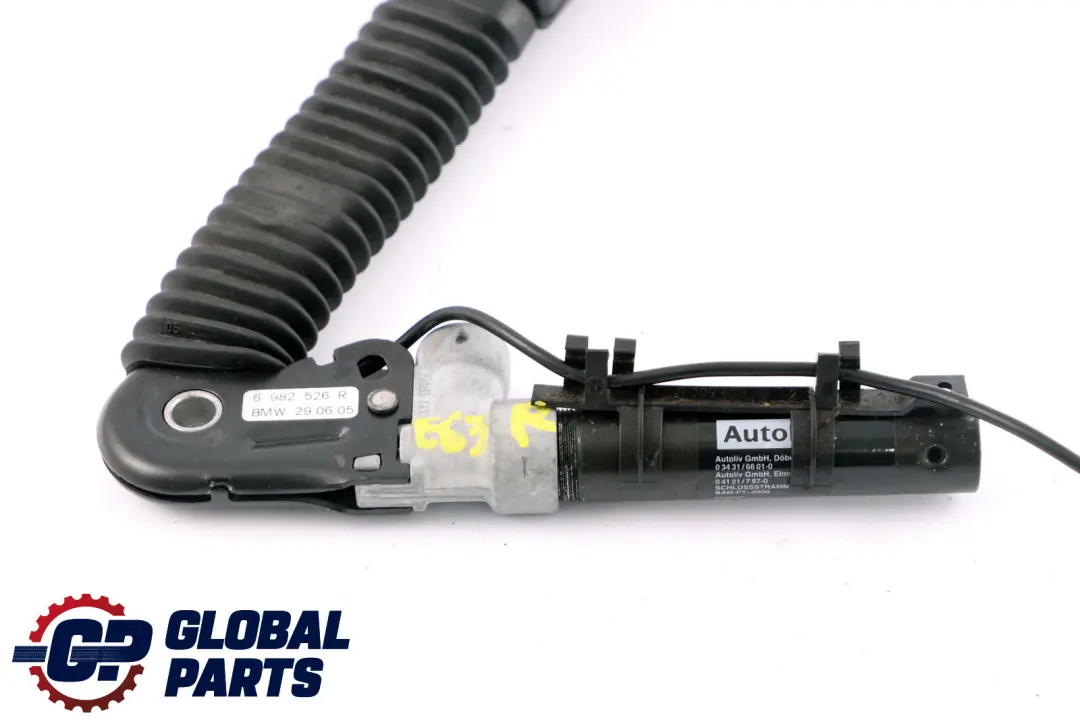 BMW E46 E63 Lower Belt With Seat Belt Tensioner Right O/S - SKU 7060458 - Part number 7060458