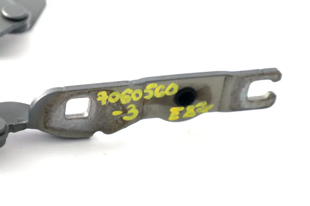 BMW 1 Series E81 E82 E87 E88 Scharnier Frontklappe rechts Grau - SKU 7060560-3 - Teilenummer 7060560