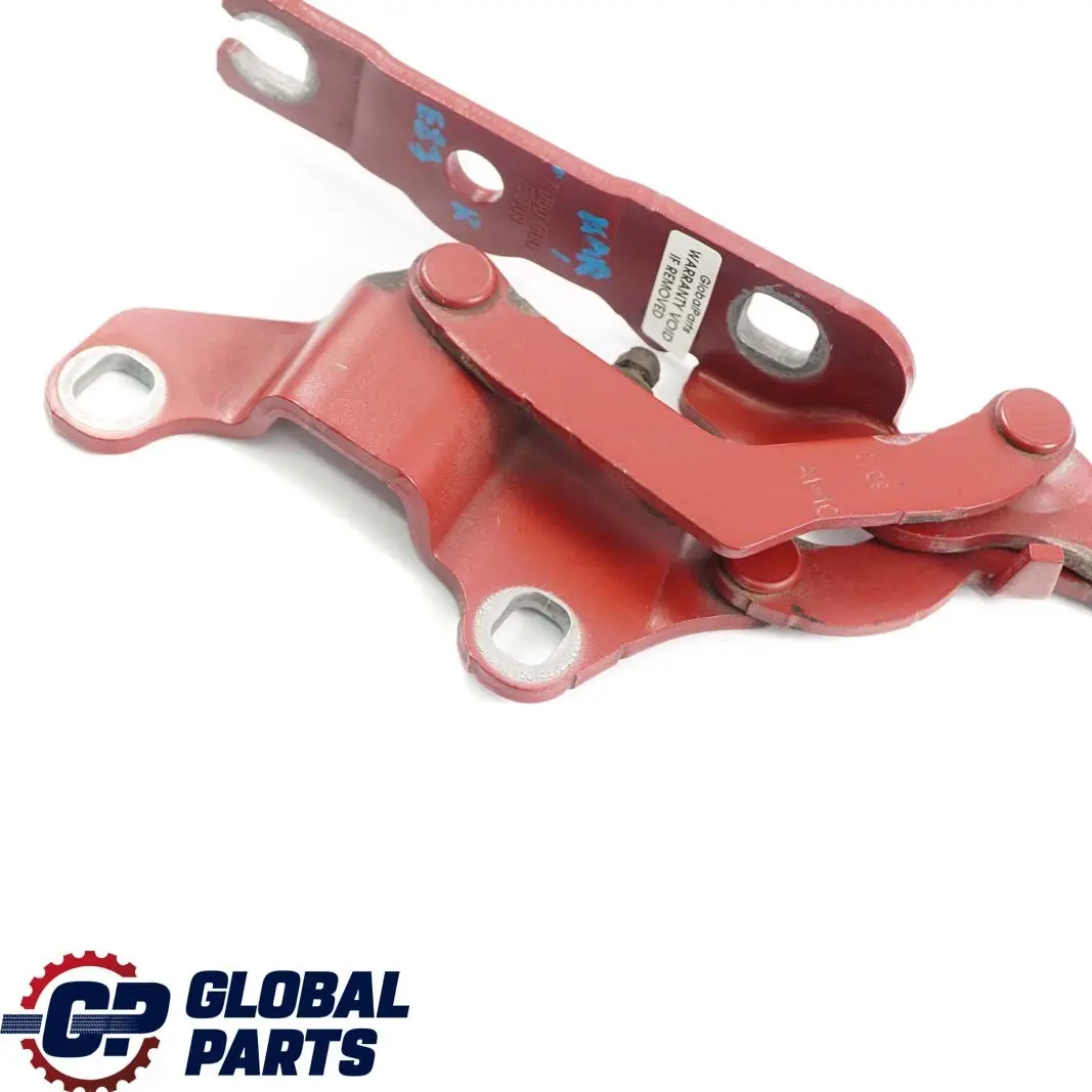 BMW 1 E81 E87 Right O/S Engine Hood Hinge Bonnet Karmesinrot Red A61 - SKU 7060560-KAR - Part number 7060560
