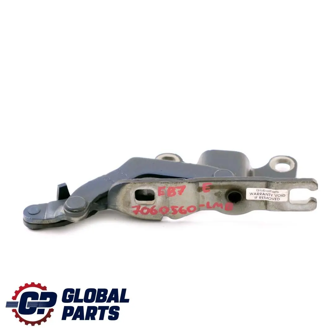 BMW E81 E87 Derecho Motor Capo Bisagra Capo Le Mans Blau Azul 381 - SKU 7060560-LMB - Número de pieza 7060560