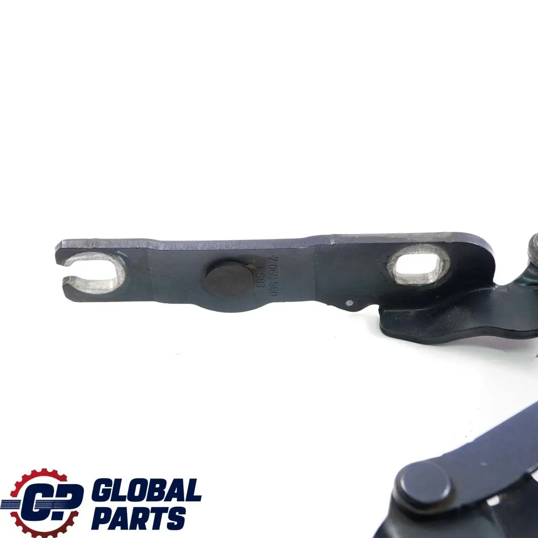 BMW 1 E81 E87 Right O/S Engine Hood Hinge Bonnet Montegoblau Blue A51 - SKU 7060560-MTB - Part number 7060560