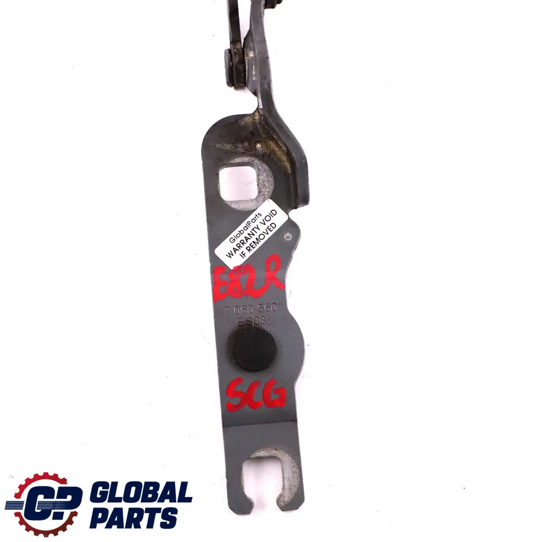 BMW E81 E87 Charnière capot moteur droite Spacegrau Gris A52 - SKU 7060560-SCG - Numéro de pièce 7060560