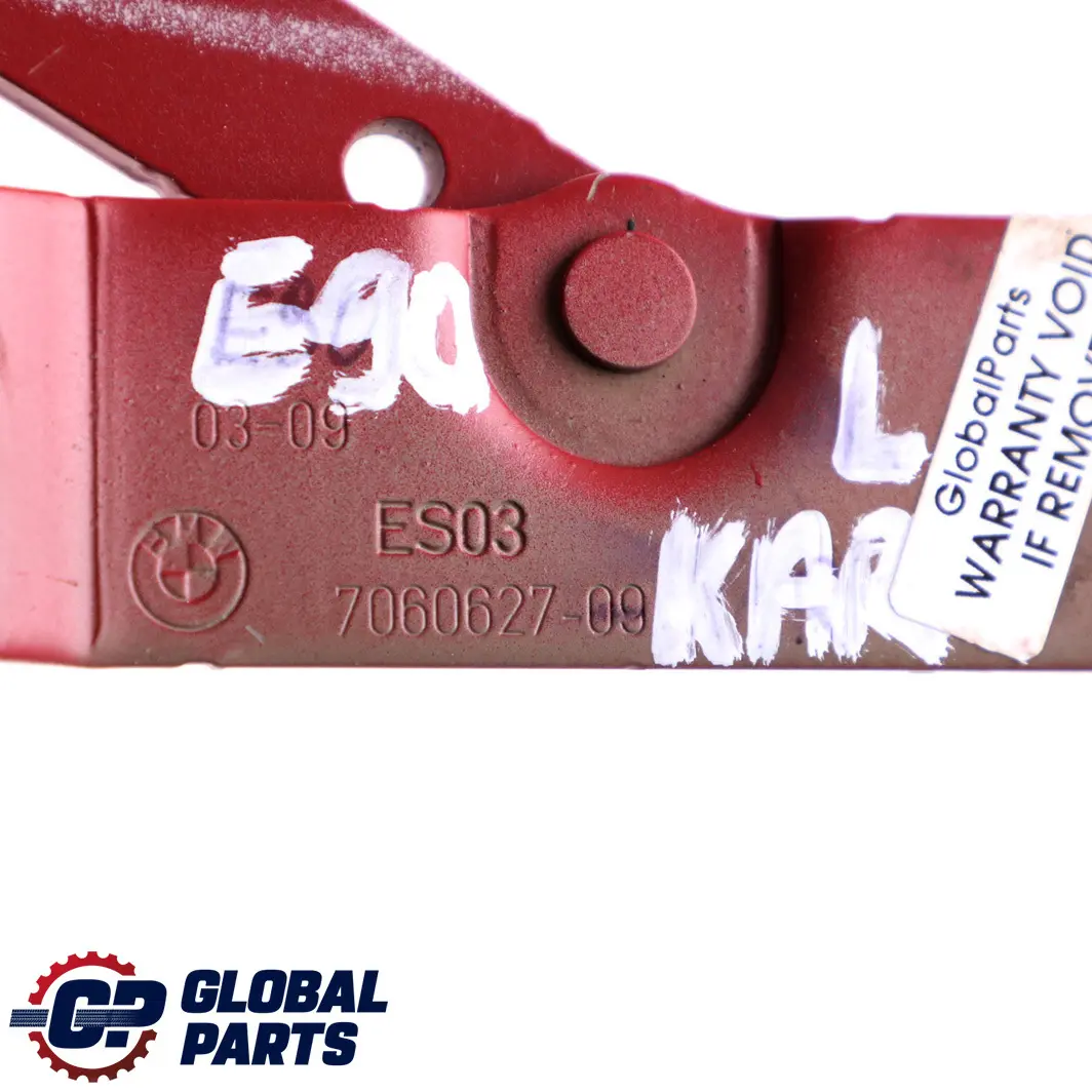 BMW 3 E90 E92 Rear Left Trunk Lid Hinge Boot Tailgate Karmesinrot Crimson Red - SKU 7060627-KAR - Part number 7060627