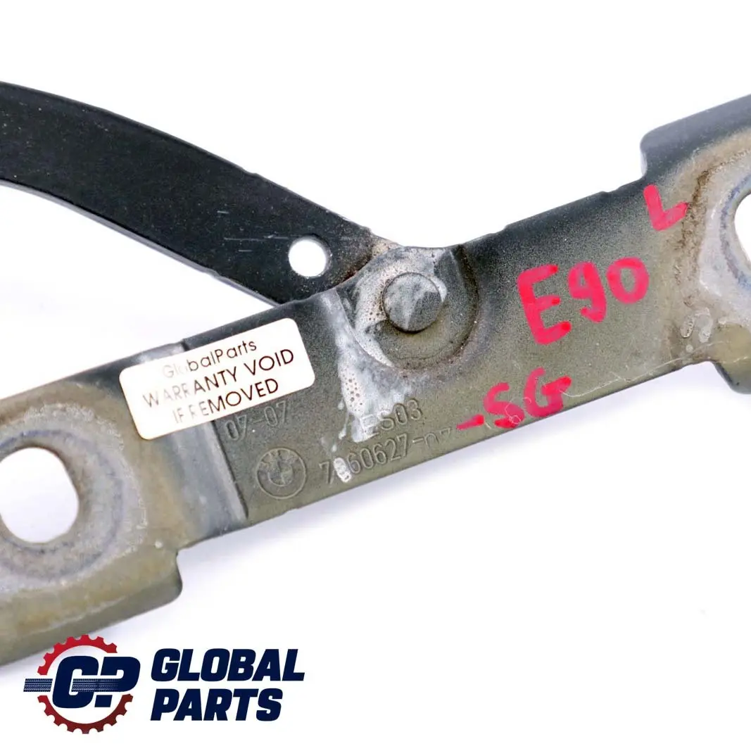 Tapa Maletero Trasero Izquierdo Bisagra Tapa Maletero Grafito Brillante para BMW E90 con número de pieza 7060627 BMW E90 Tapa Maletero Trasero Izquierdo Bisagra Tapa Maletero Grafito Brillante - SKU 7060627-SG - Número de pieza 7060627