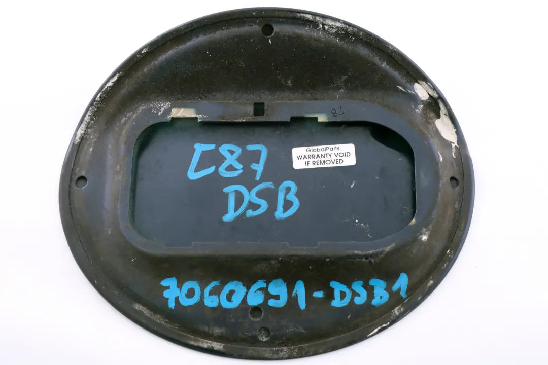 Filler Fill-in Flap Tiefseeblau Deep Sea Blue to BMW 1 Series E87 Fuel Cover with Part number 7060691 BMW 1 Series E87 Fuel Cover Filler Fill-in Flap Tiefseeblau Deep Sea Blue - SKU 7060691-DSB1 - Part number 7060691