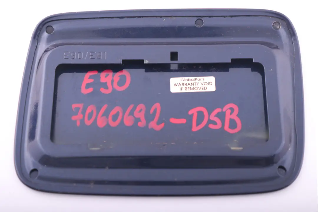 Filler Fill in Flap Cover Tiefseeblau Deep Sea Blue to BMW 3 Series E90 E91 Fuel with Part number 7060692 BMW 3 Series E90 E91 Fuel Filler Fill in Flap Cover Tiefseeblau Deep Sea Blue - SKU 7060692-DSB - Part number 7060692
