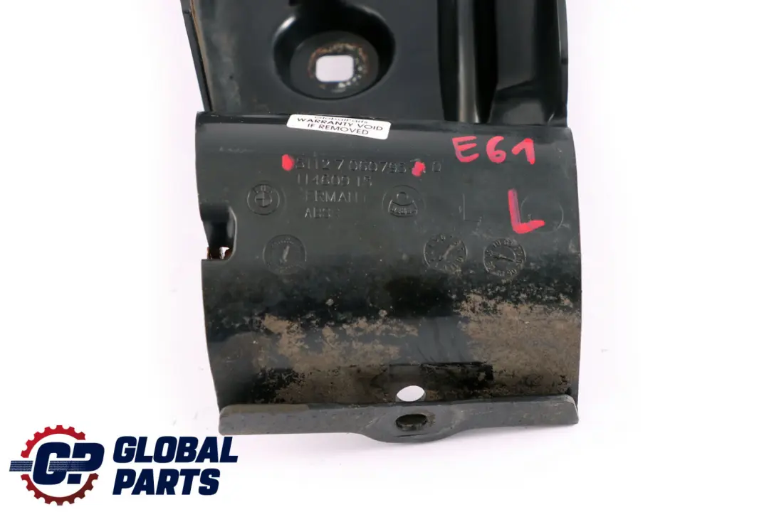 BMW 5 Reihe E61 LCI Trägerhalter Stoßfänger Hinten Links 5112 - SKU 7060795 - Teilenummer 7060795