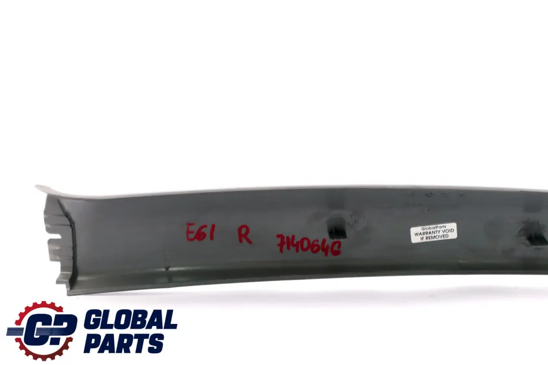 Boot Trunk Lid Right Lateral Trim Panel Grey 7061396 to BMW 5 Series E61 Touring with Part number 7140646 BMW 5 Series E61 Touring Boot Trunk Lid Right Lateral Trim Panel Grey 7061396 - SKU 7061396-1 - Part number 7140646