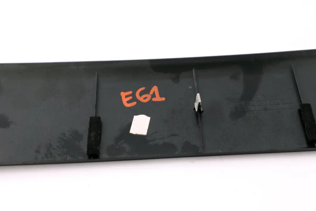 BMW E61 LCI Exterior Upper Trunk Lid Trim Panel Black - SKU 7061400 - Part number 7061400