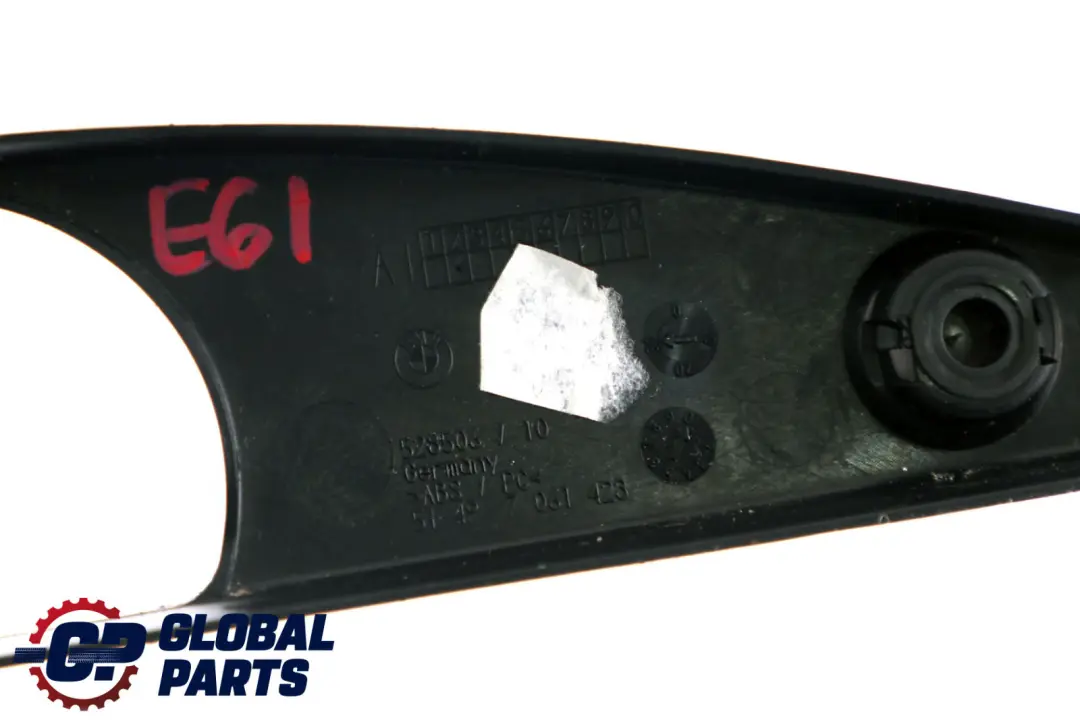 BMW E61 E61N Copertura Superiore Tiranteria Tergicristallo Schwarz Nero - SKU 7061423 - Numero di parte 7061423