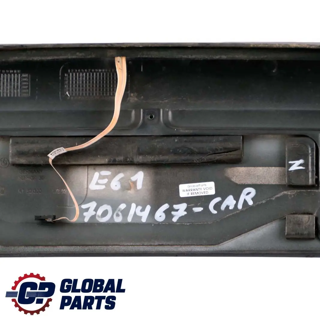 BMW E61 Touring Alerón Trasero Portón Trasero Carbonschwarz Metallic 416 - SKU 7061467-CAR - Número de pieza 7061467