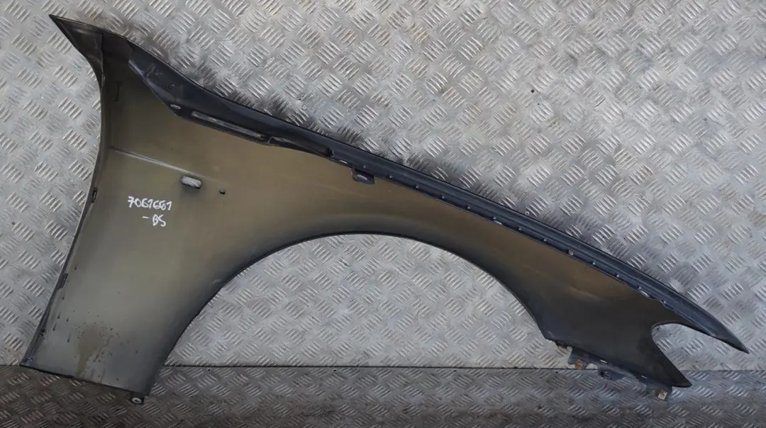 Side Panel Wing Front Left N/S Black Sapphire Metallic 475 to BMW 7 Series E65 E66 with Part number 7061661 BMW 7 Series E65 E66 Side Panel Wing Front Left N/S Black Sapphire Metallic 475 - SKU 7061661-BS - Part number 7061661