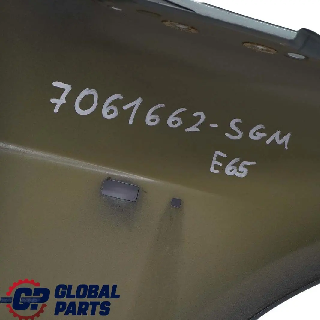 BMW E65 E66 Pannello Laterale Frontale SX Parafango Schiefergruen Verde - 449 - SKU 7061661-SGM - Numero di parte 7061661