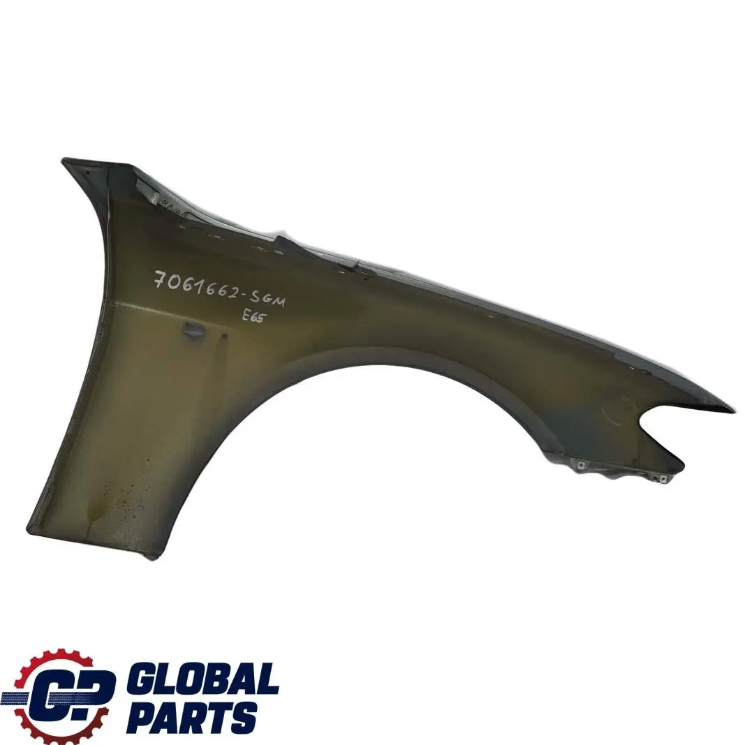 BMW 7 E65 E66 Side Panel Wing Front Left N/S Schiefergruen Slate Green - 449 - SKU 7061661-SGM - Part number 7061661