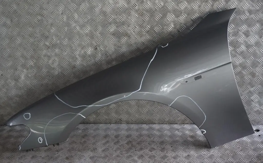BMW 7 Series E65 E66 Side Panel Wing Front Left N/S Sterlinggrau Grey - 472 - SKU 7061661-STG - Part number 7061661