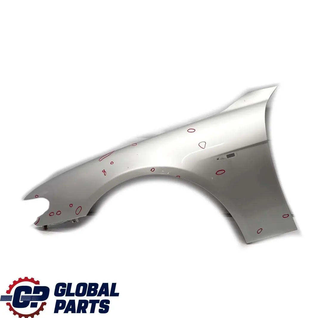 BMW 7 E65 E66 Panneau Laterale a L'Avant Gauche Garde-Boue Argent Titane - 354 - SKU 7061661-TS1 - Numéro de pièce 7061661