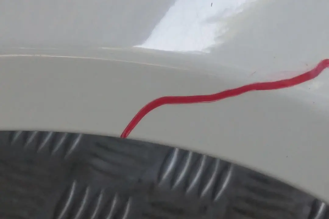 BMW E65 E66 Pannello Laterale Anteriore Destro Parafango Bianco Alpino - 300 - SKU 7061662-AW - Numero di parte 7061662