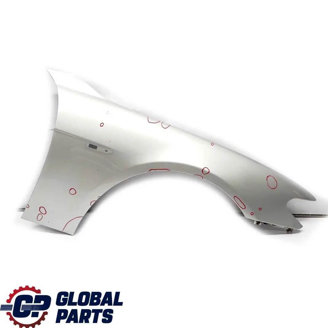 BMW 7 E65 E66 Seitenwand Vorne Rechts Kotflügel Titansilber Metallic - 354 - SKU 7061662-TS - Teilenummer 7061662