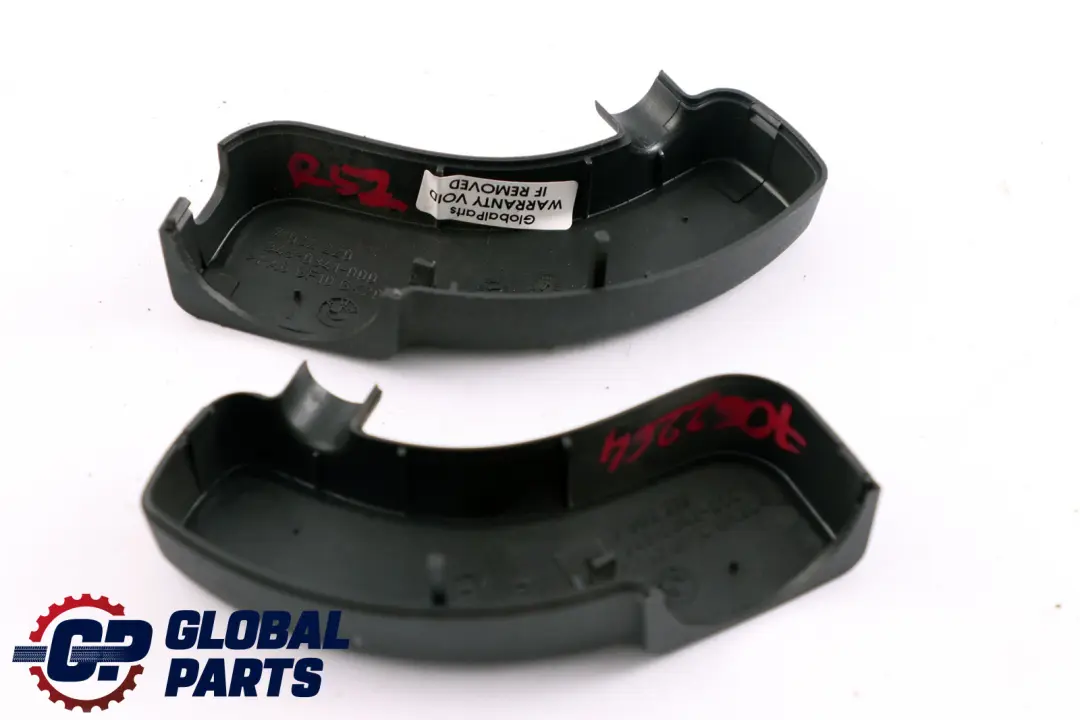 BMW 3 5 6 X5 E46 E53 E60 Lot Couvercles Spiegelfuss Noir - SKU 7062264 - Numéro de pièce 8243717 8243718