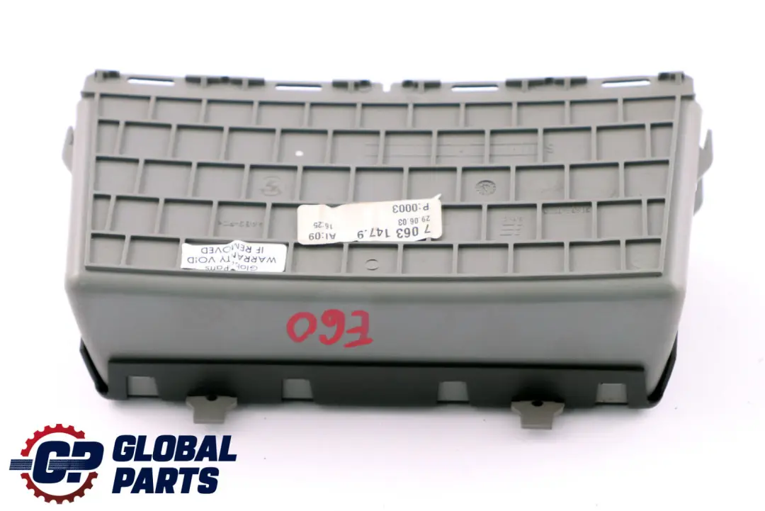 BMW 5 Series E60 E61 Dashboard Dash Centre Console Storage Trim Grey - SKU 7063147 - Part number 7063147