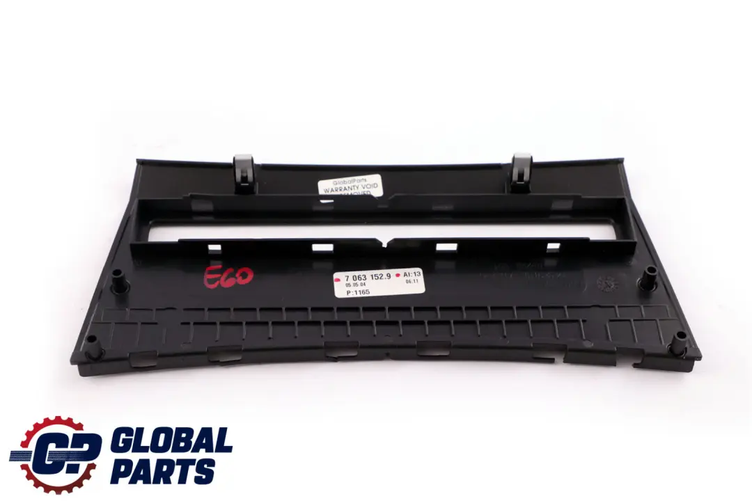 BMW 5 Series E60 E61 Center Radio Cover Dashboard Trim Panel Black - SKU 7063152 - Part number 7063151