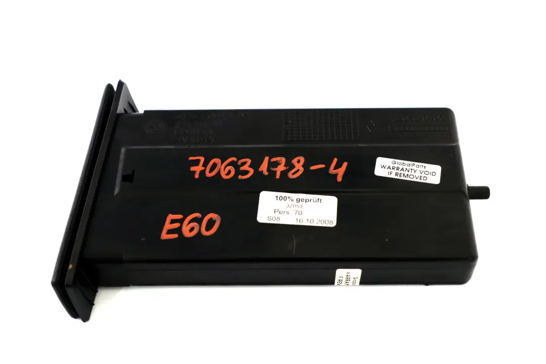 Drink Holder Left Passengers Side N/S Black to BMW 5 Series 4 E60 E61 Cup with Part number 7063178 BMW 5 Series 4 E60 E61 Cup Drink Holder Left Passengers Side N/S Black - SKU rhd-7063178-4 - Part number 7063178