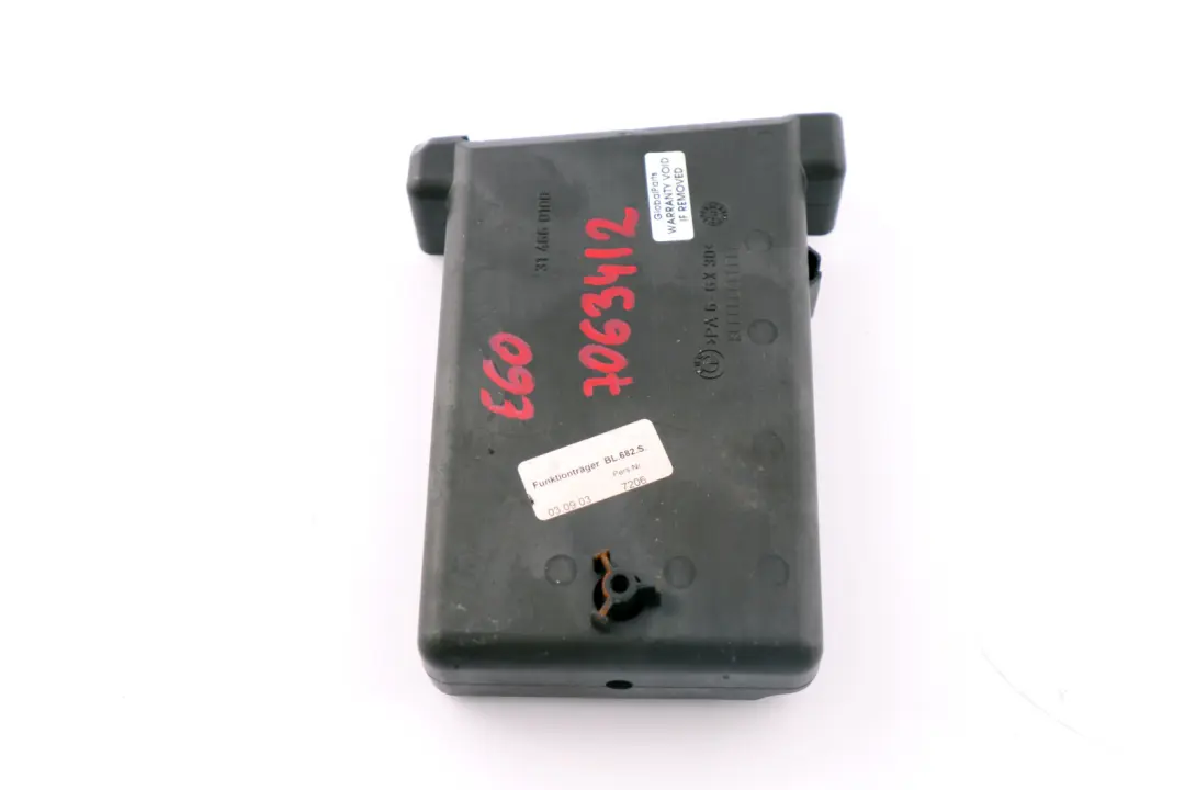 Carrier For Cup Drink Holder Exterior Schwarz BMW E60 E61 - SKU 7063412 - Part number 7063412