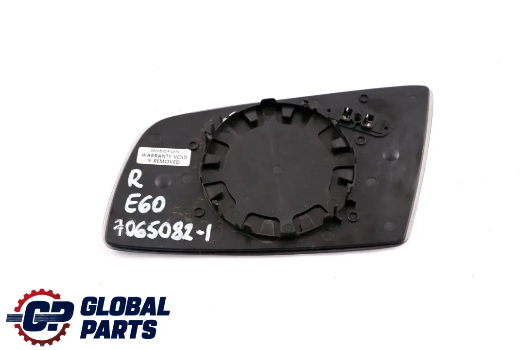 BMW E60 E61 E63 Specchio Retrovisore Destro Vetro Riscaldato Grandangolare Blu - SKU 7065082-1 - Numero di parte 7065082