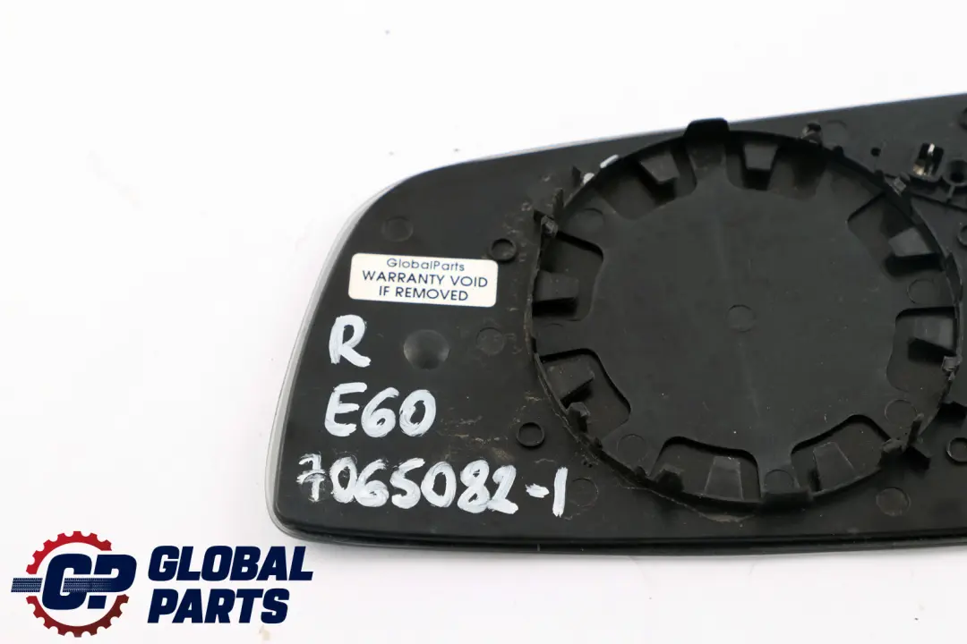 Rechter Flügelspiegel Glas Beheizt Weitwinkel Blau für BMW E60 E61 E63 mit Teilenummer 7065082 BMW E60 E61 E63 Rechter Flügelspiegel Glas Beheizt Weitwinkel Blau - SKU 7065082-1 - Teilenummer 7065082