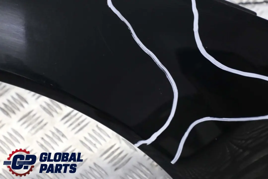 BMW 3 E46 Coupe Cabrio Seitenwand Vorne Links Kotflügel Black Sapphire Schwarz - SKU 7065264-BS - Teilenummer 7065264