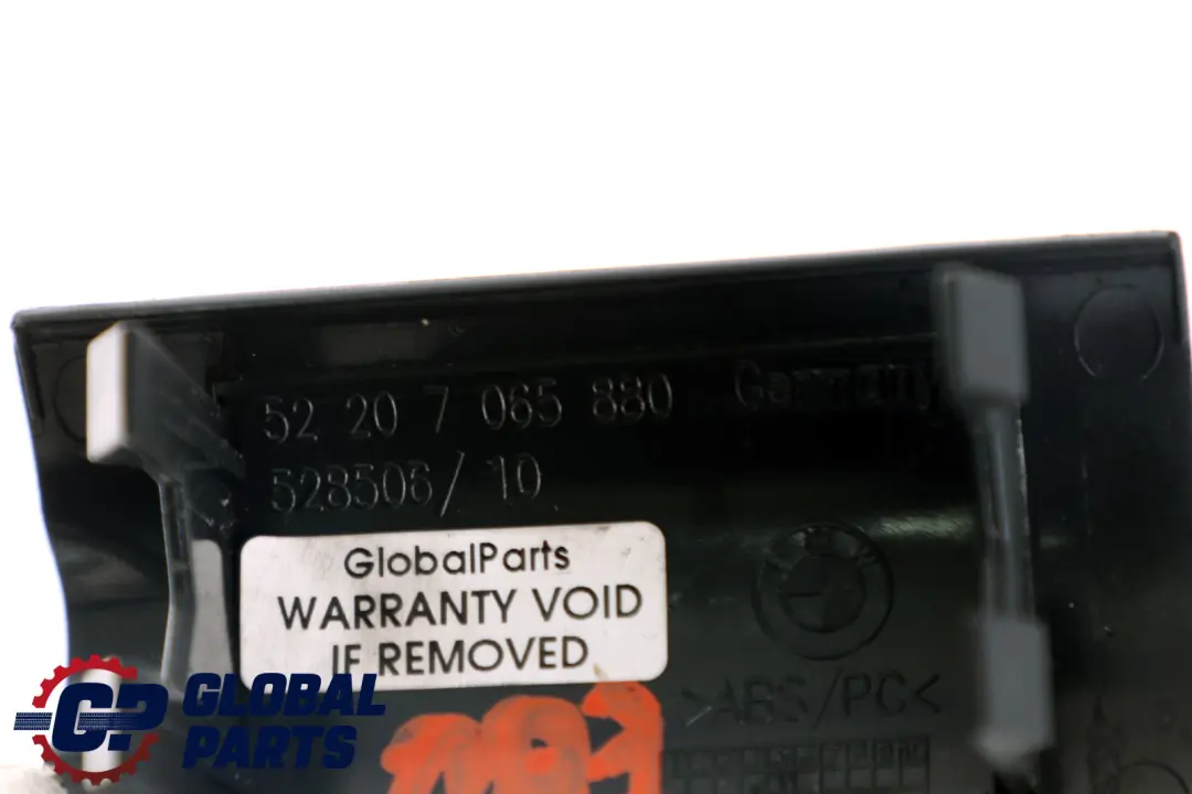 BMW 5 Series E60 Cover Strip Seat Bench Rear Kit Isofix Black Schwarz - SKU 7065880 - Part number 7135818
