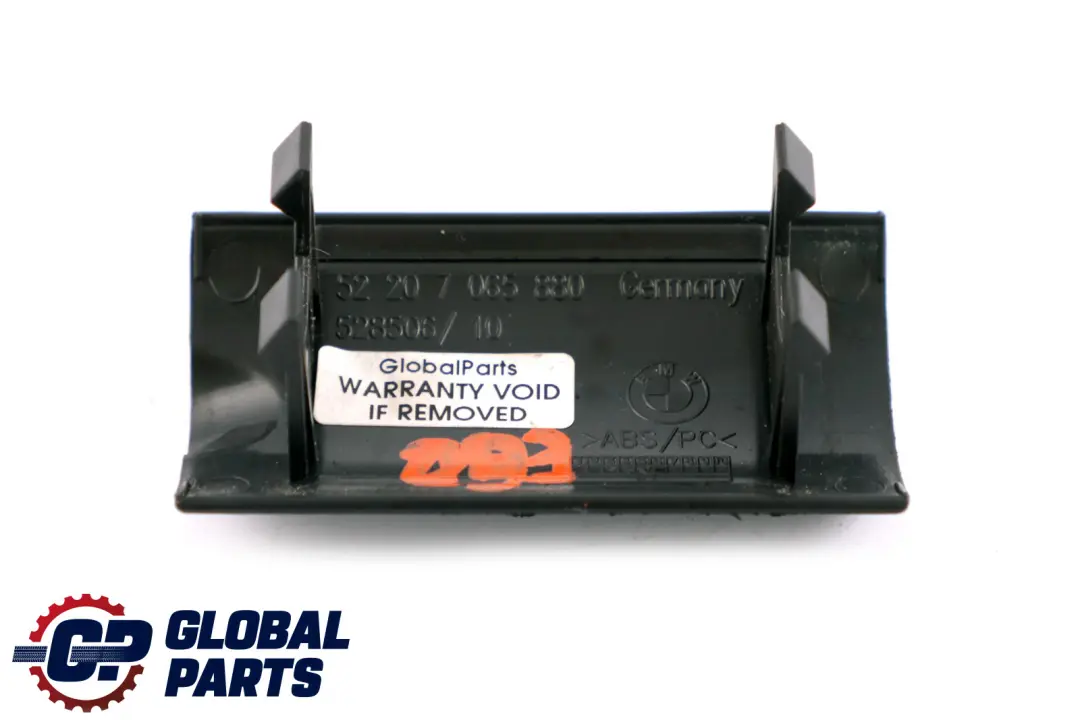 BMW E60 Plastik Panel Osłona Fotela Tył Isofix Czarny - SKU 7065880 - Numer Części 7135818
