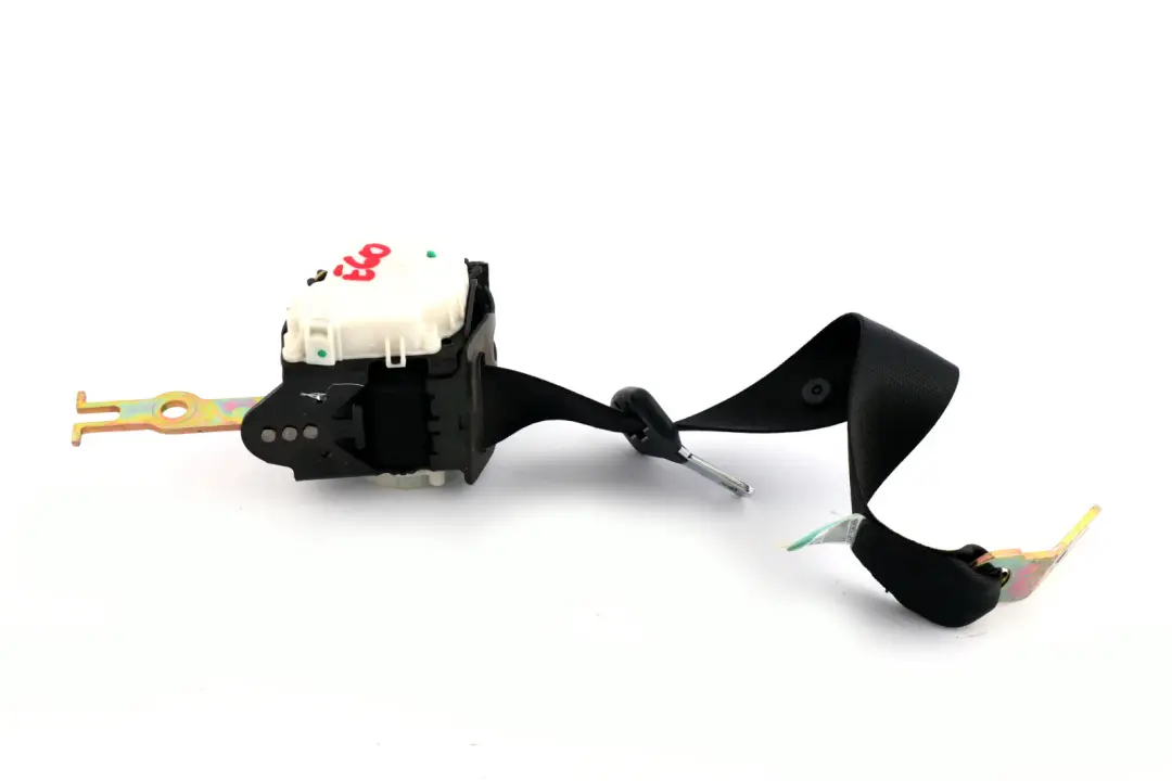 BMW 5 Series E60 Upper Seat Belt Rear Right Left O/N/S Black - SKU 7065883 - Part number 7065883