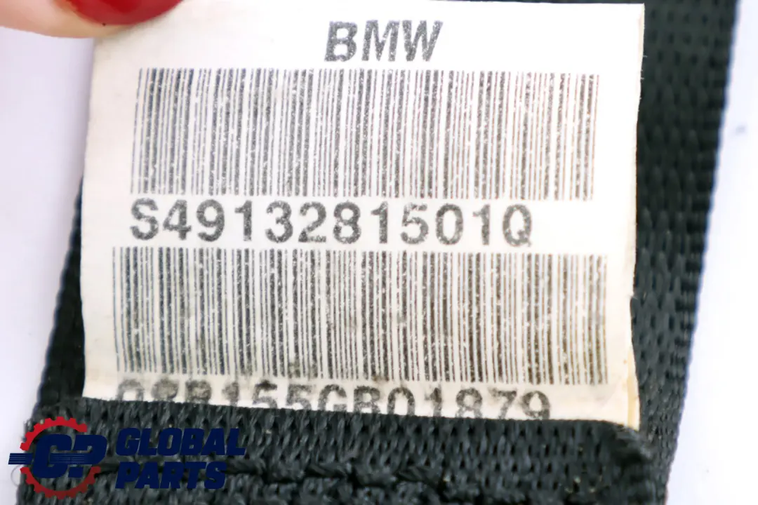BMW 5 Series E60 Upper Seat Belt Rear Right Left O/N/S Black - SKU 7065883 - Part number 7065883