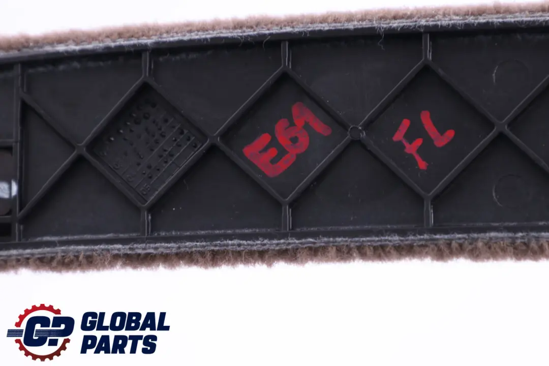 BMW 5 er E60 E61 LCI Verkleidung Mittelkonsole Vorn Links TRÜFFELBRAUN 7059951 - SKU 7066357 - Teilenummer 7066357