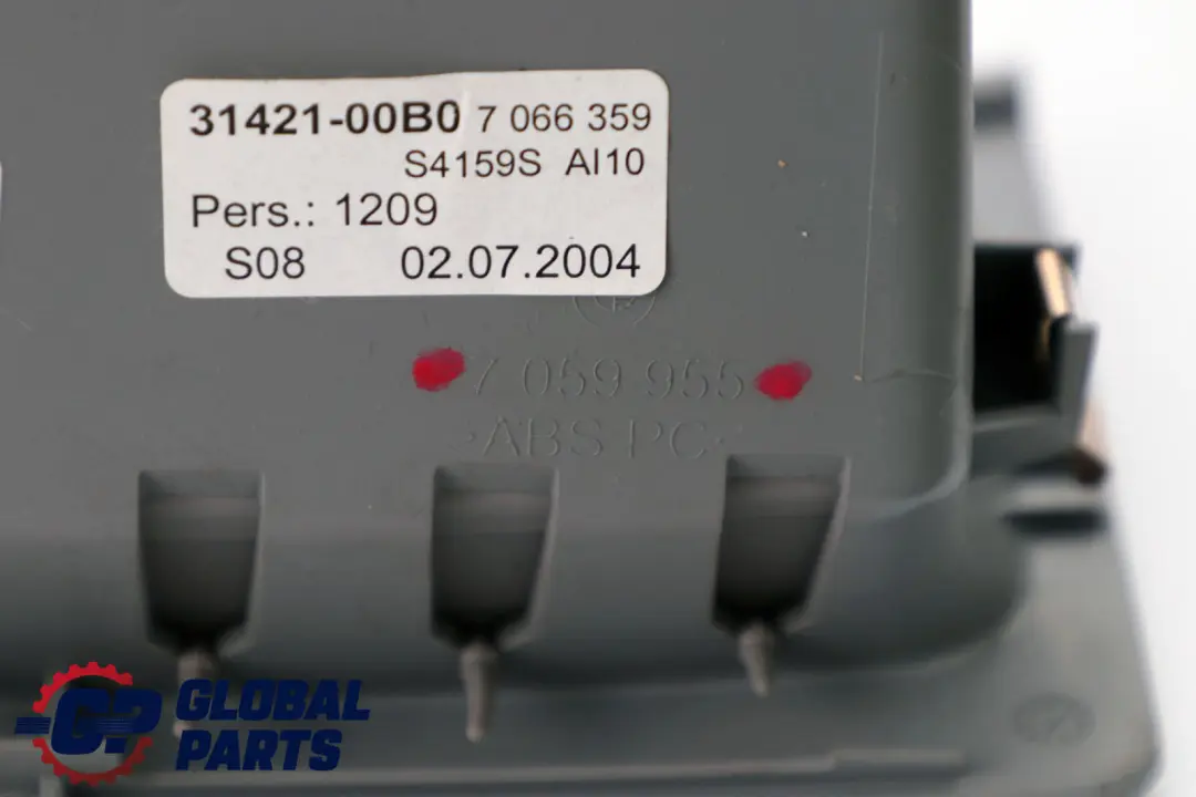 BMW E60 E61 LCI Tylna Konsola Wkład Szary - SKU 7066359 - Numer Części 7066359