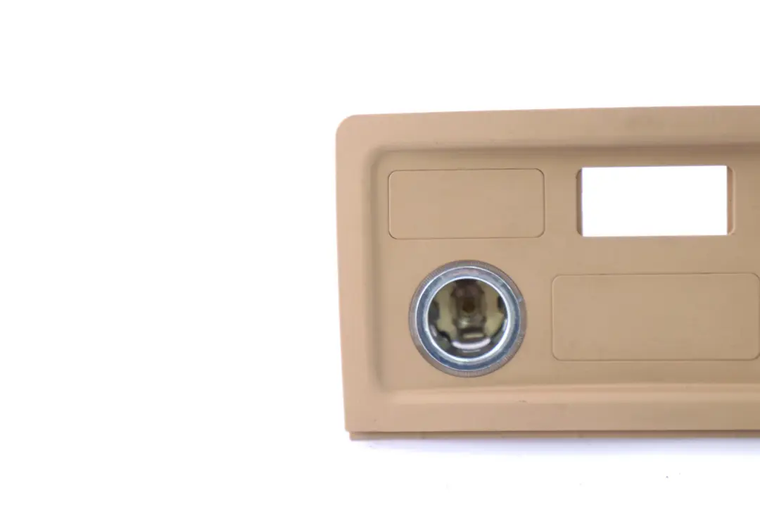 Centre Console Cigarette Lighter Trim Beige to BMW 5 Series E60 E61 Rear with Part number 9117366 BMW 5 Series E60 E61 Rear Centre Console Cigarette Lighter Trim Beige - SKU 7066363 - Part number 9117366