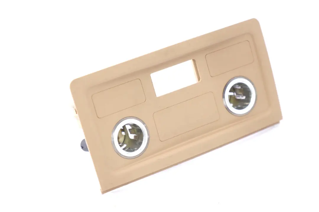 Centre Console Cigarette Lighter Trim Beige to BMW 5 Series E60 E61 Rear with Part number 9117366 BMW 5 Series E60 E61 Rear Centre Console Cigarette Lighter Trim Beige - SKU 7066363 - Part number 9117366