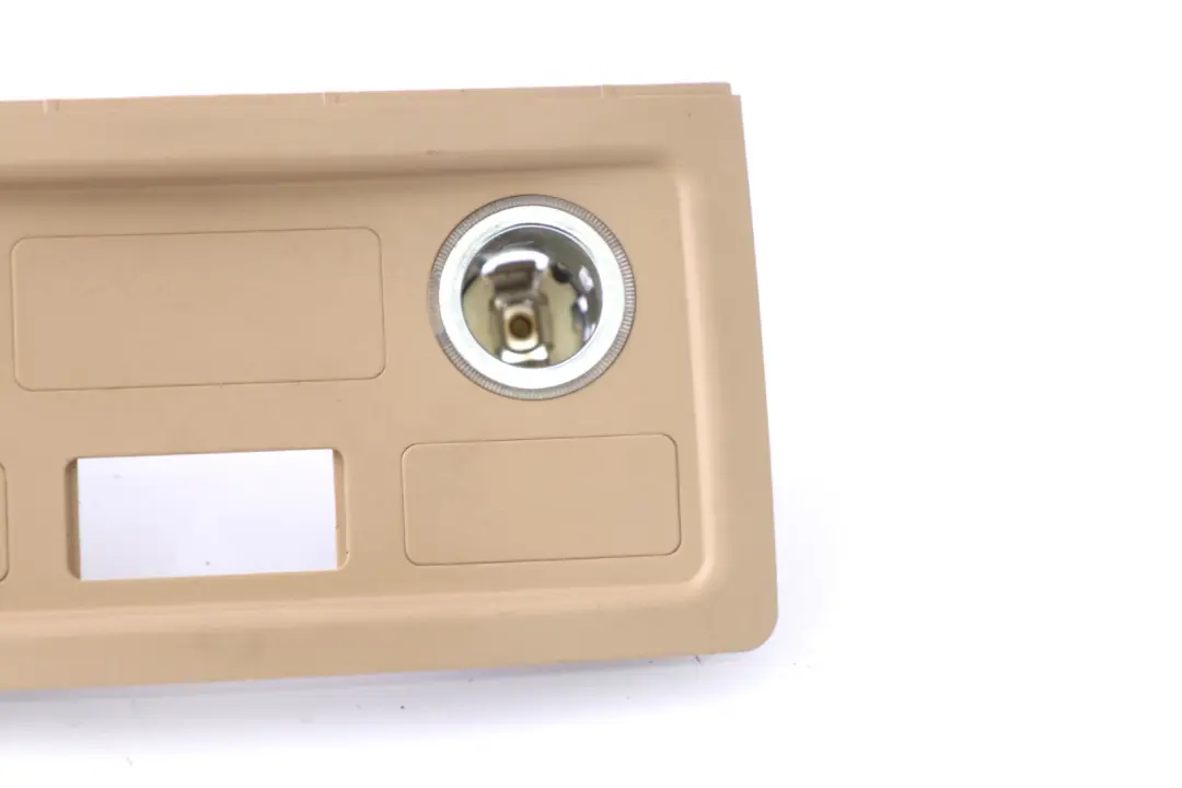 Centre Console Cigarette Lighter Trim Beige to BMW 5 Series E60 E61 Rear with Part number 9117366 BMW 5 Series E60 E61 Rear Centre Console Cigarette Lighter Trim Beige - SKU 7066363 - Part number 9117366