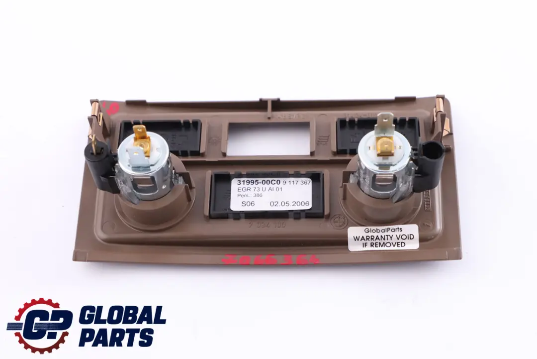 Centre Console Cigarette Lighter Trim Trüffelbraun to BMW 5 Series E60 E61 Rear with Part number 7066364 BMW 5 Series E60 E61 Rear Centre Console Cigarette Lighter Trim Trüffelbraun - SKU 7066364 - Part number 7066364
