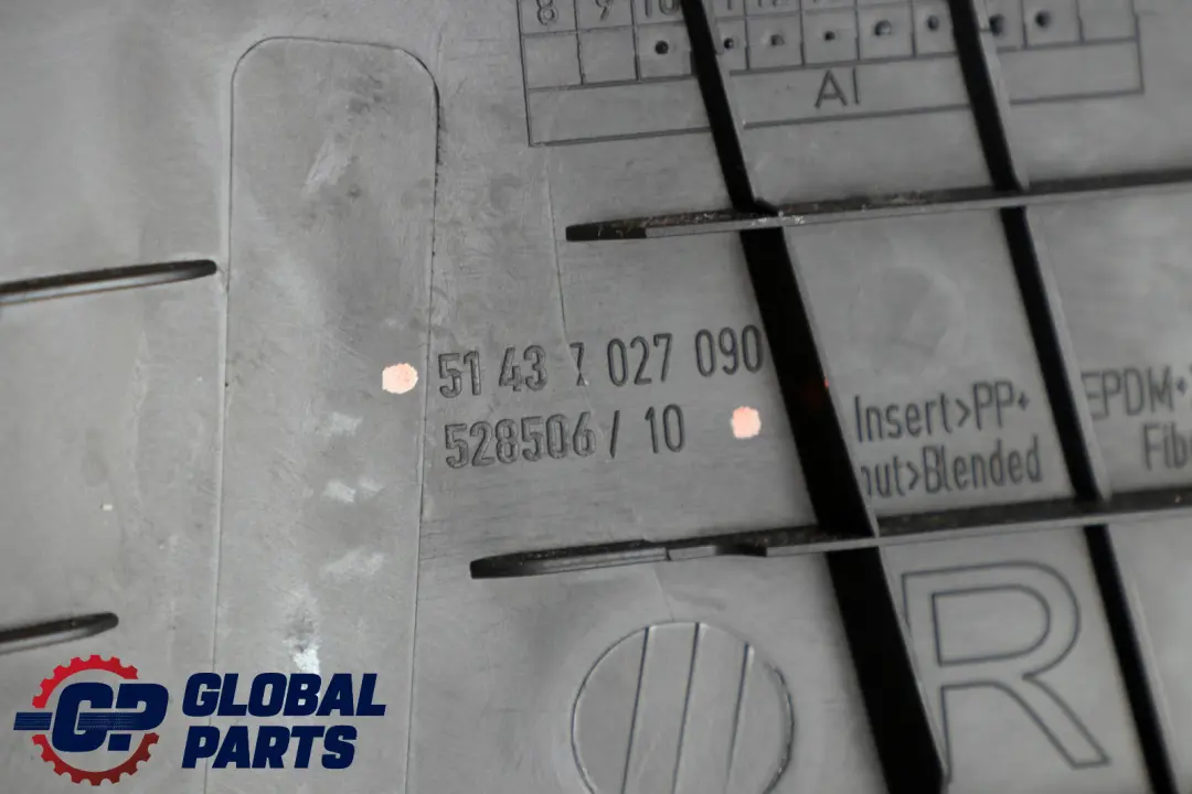 BMW 5 SERIES E60 E61 Trim Panel B-Column Bottom Pillar Right Black O/S - SKU 7066520 - Part number 7066520