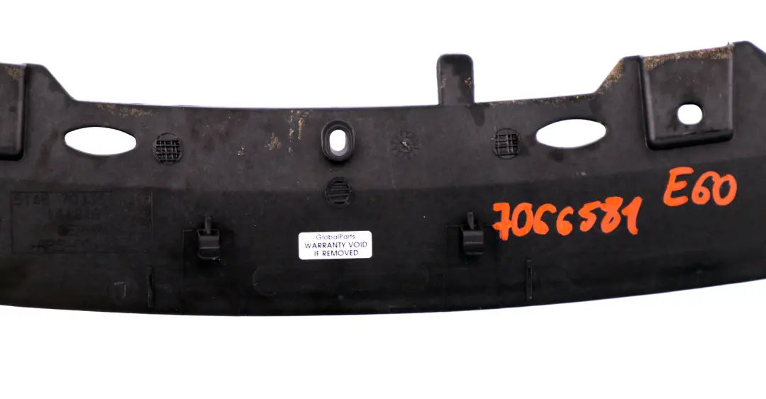 BMW 5 er E60 Entlüftungsgitter Ablegeboden Lüftungsgitter Schwarz 7033680 - SKU 7066581 - Teilenummer 7066581
