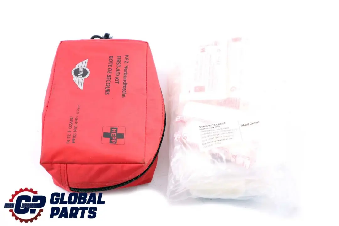 Universal First Aid Emergency Kit Medical Pouch Red to Mini with Part number 7066648 Mini Universal First Aid Emergency Kit Medical Pouch Red - SKU 7066648-2 - Part number 7066648
