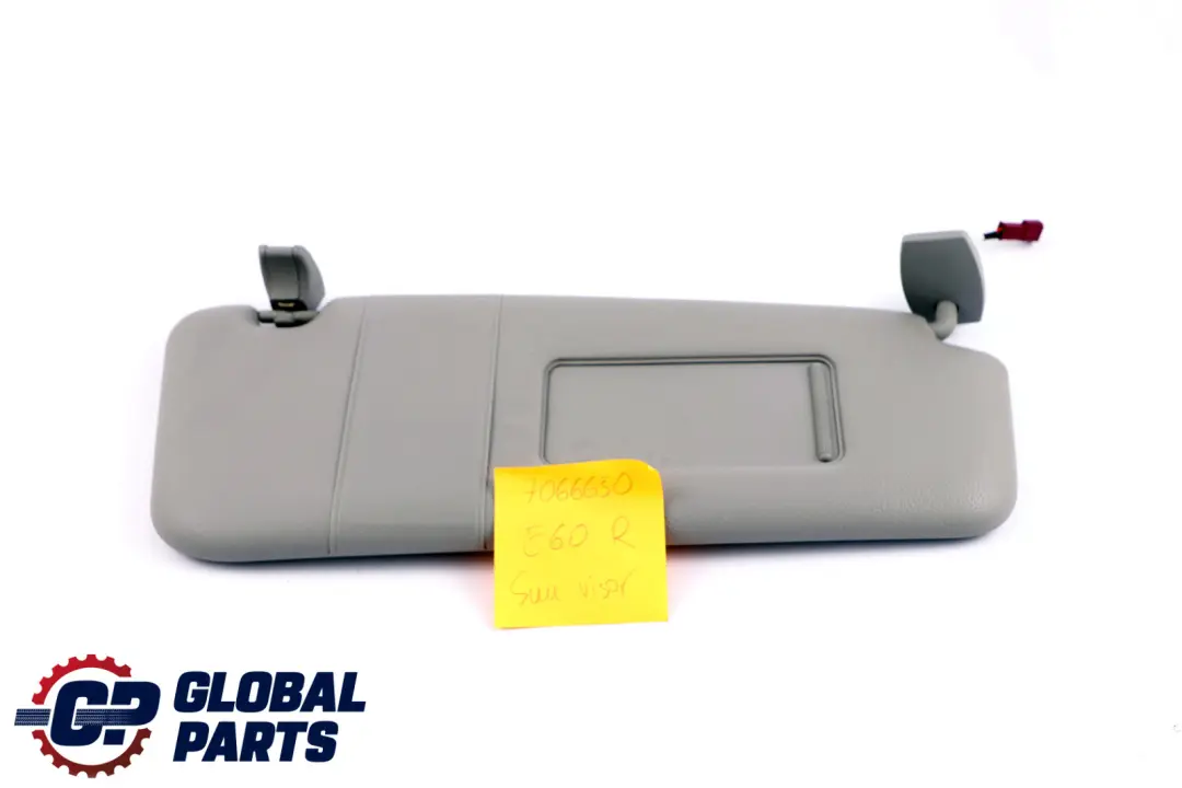 BMW 5 er E60 E61 LCi Sonnenblende Spiegel beleuchtet rechts HIMMELGRAU GRAU - SKU 7066650 - Teilenummer 7066650