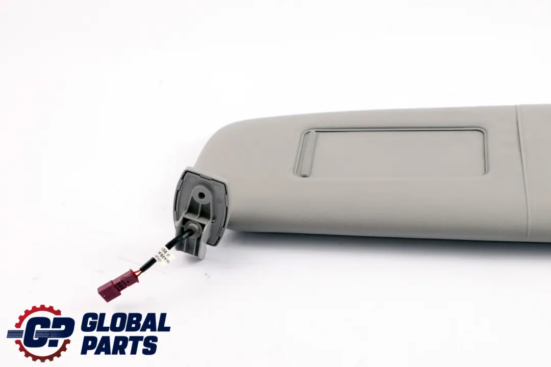 BMW 5 E60 E61 LCI Parasoleil Retroviseur Lumieres Droite Himmelgrau Gris - SKU 7066650 - Numéro de pièce 7066650