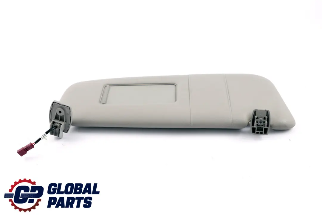 BMW E60 E61 LCI Parasole Specchio Illuminato Destra Himmelgrau Grigio - SKU 7066650 - Numero di parte 7066650