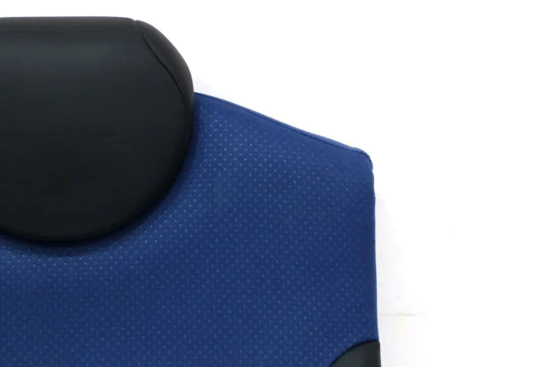 Back Seat Right O/S Cloth Backrest Satellite Lapis Blue to BMW Mini R53 Rear with Part number 7066762 BMW Mini R53 Rear Back Seat Right O/S Cloth Backrest Satellite Lapis Blue - SKU 7066762 - Part number 7066762